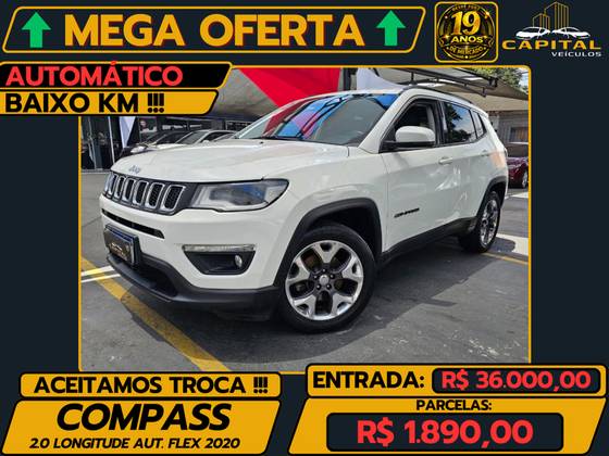JEEP COMPASS 2.0 16V DIESEL LONGITUDE 4X4 AUTOMÁTICO